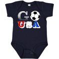 thumbnail image 3 of Inktastic Go, USA- Soccer, Football Boys or Girls Baby Bodysuit, 3 of 5