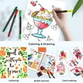 thumbnail image 4 of Ohuhu Markers for Adult Coloring Books No bleeding 160 Colors Coloring Markers Water-based Dual Tips Fineliner & Brush Drawing Pens Art Pens for Kids, 4 of 9