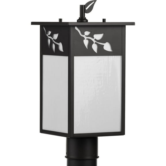 Trellis Collection Antique Bronze One-Light Post Lantern