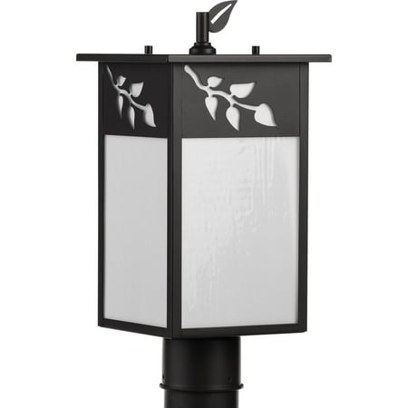 Trellis Collection Antique Bronze One-Light Post Lantern
