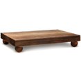 thumbnail image 1 of Jabonera de cocina con pedestal de madera Amyhill, color marrón oscuro, 1 of 6