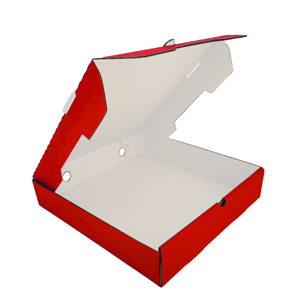 Ucanpack Cardboard Pizza Boxes 12x12x2, Made In USA- Red Empty Pizza Box, 50 Pcs Food Container For Small Business, Bulk Takeaway Square Storage Pizzas Carton