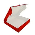 thumbnail image 2 of Ucanpack Cardboard Pizza Boxes 12x12x2, Made In USA- Red Empty Pizza Box, 50 Pcs Food Container For Small Business, Bulk Takeaway Square Storage Pizzas Carton, 2 of 5