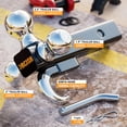 thumbnail image 2 of ORCISH Enganche de remolque Tri-Ball Mount con gancho y pasador Tamaño de bola de remolque 1-7/8"" 2"" y 2-5/16"" Ajuste receptor de enganche de 2 pulgadas 2/3 en 1 Enganche de remolque de bola para c, 2 of 7