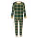 thumbnail image 5 of Pijama navideño para hombre, blusa y pantalones con estampado navideño a cuadros., 5 of 5
