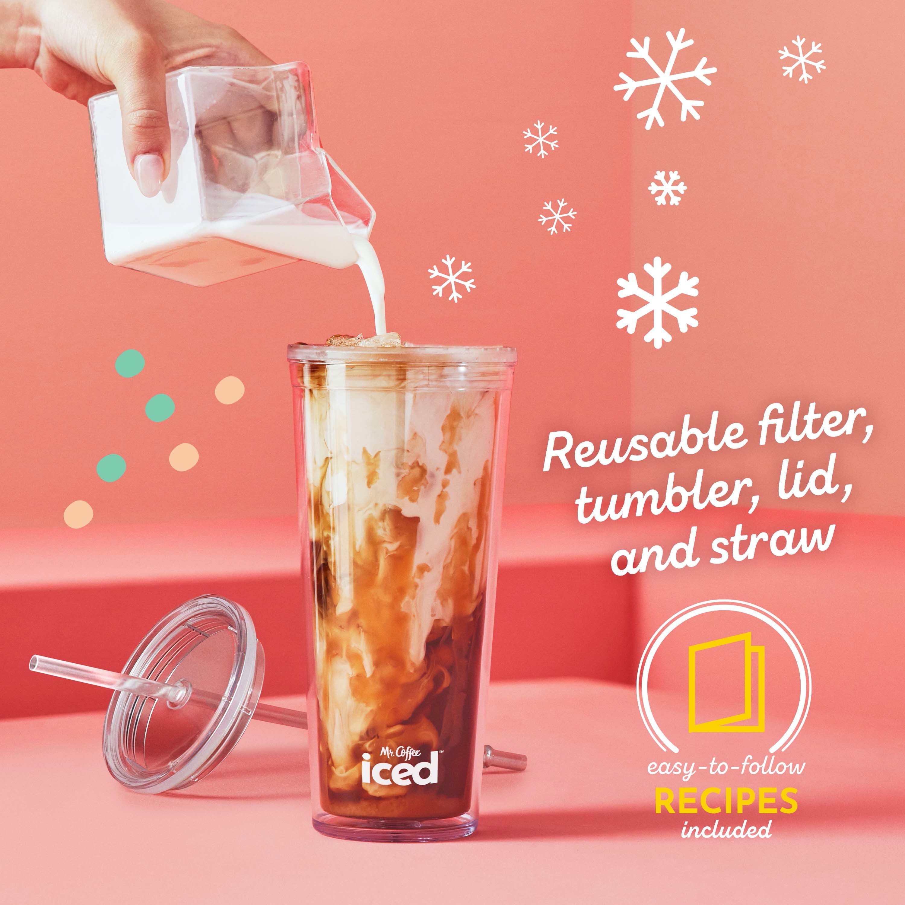 Mr. Coffee® Iced™ Coffee Maker with Reusable Tumbler and Coffee Filter