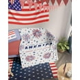 thumbnail image 2 of 4th of July Throw Blankets, Patriotic America Stars Fireworks Soft Fleece Blanket Decorative for Home Sofa Couch Chair Living Bedroom,50x60 inches, Red White Blue, 2 of 6