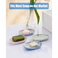 thumbnail image 6 of AIMAIAIMAI Ceramic Soap Dish Holder, Decorative Marble Bar Soap Tray for Bathroom Kitchen Sink, 6 of 6