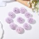 thumbnail image 1 of 10 piezas de flores artificiales de 40 x 30 mm, crisantemo morado, adornos de flores, ramo de bolas para bodas, fiestas, decoración del hogar y la oficina., 1 of 3