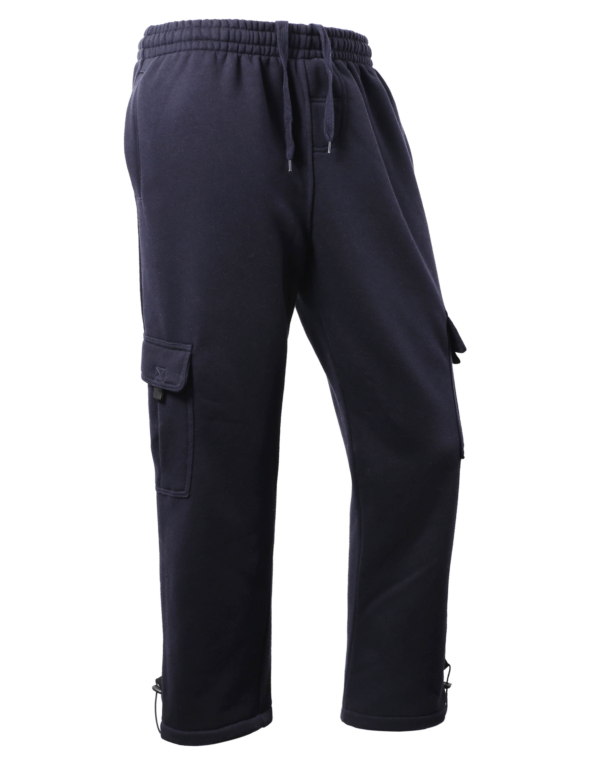 Hat and Beyond - Men's Utility Heavyweight Fleece Cargo Sweatpants with ...