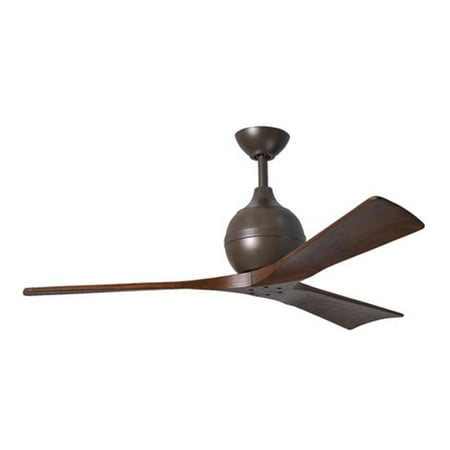 

52 in. Irene-3 Ceiling Fan in Matte Black & Matte Black Blades