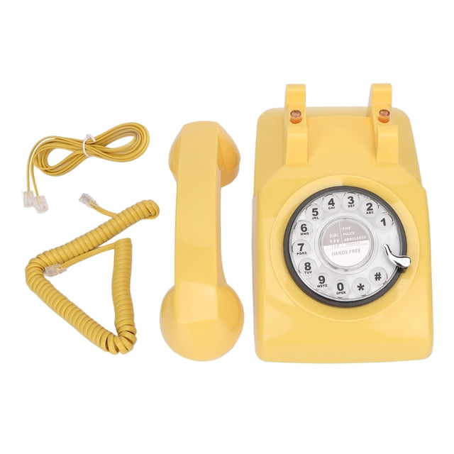 Téléphone Sonnerie Mécanique Vintage, Téléphone à Cadran Rotatif Rétro Téléphone à Cadran Rotatif Rétro Téléphone Rotatif à l'Ancienne Conçu avec Précision