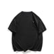 thumbnail image 2 of Tops para hombre, blusas y camisas de manga corta con cuello redondo para hombre, blusas casuales de verano de color liso con manga corta y cuello redondo, camisas con bolsillos, abrigo de poliéster p, 2 of 6