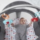 thumbnail image 4 of Fisher-Price Cúpula para bebé portátil para llevar, espacio de juego para viajes con juguetes de desarrollo para recién nacidos y dosel, Arrows Away, 4 of 5