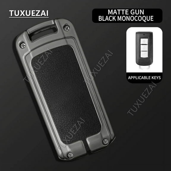 Car Key Case Cover For Mitsubishi A 3 buttons key case Outlander 3 Zinc Alloy Protector Keychain Full Bag Shell Accessories