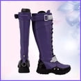 thumbnail image 5 of Botas de cosplay de OW Kiriko, accesorios de disfraz, disfraz de fantasía para mujer, zapatos de cuero para Halloween, hechos a medida, 5 of 5