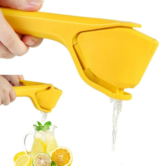 Lemon Squeezer, Effortless Manual Flat Lime Juicer Squeezer, Hand Citrus Press, Folds Design For Saving Space Storage, Easy to Make Juice From Lemon, Lime, Cirtus, Orange, Fruits