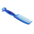 thumbnail image 3 of 22cm Plastic Coarse Teeth Scalp Massage Rake Comb for Long Thick Curly Hair Blue, 3 of 5
