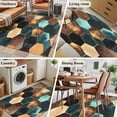 thumbnail image 6 of Rectangle Rug 4x6ft Area Rug,Abstract Geometric Colorful Moroccan Area Rugs for Living Room Bedroom,Vintage Hexagon Collage Art Floor Mat Non-Slip Non-Shedding Carpet Indoor Accent Rugs, 6 of 9