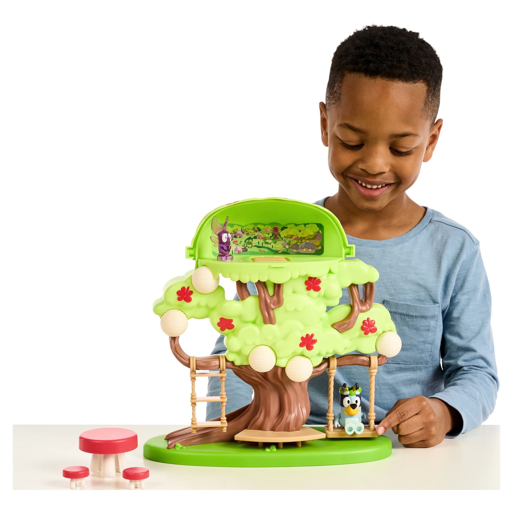 Bluey Tree Playset Flower Crown Bluey, Fairy Figures, and Accessories Preschool Ages 3+