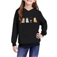 thumbnail image 4 of Lorytime Christmas Hoodies for Kids Boys Girls Printed Sweatshirt Long Sleeve Pullover Drop Shoulder Cute Tops 11 Years, 4 of 4