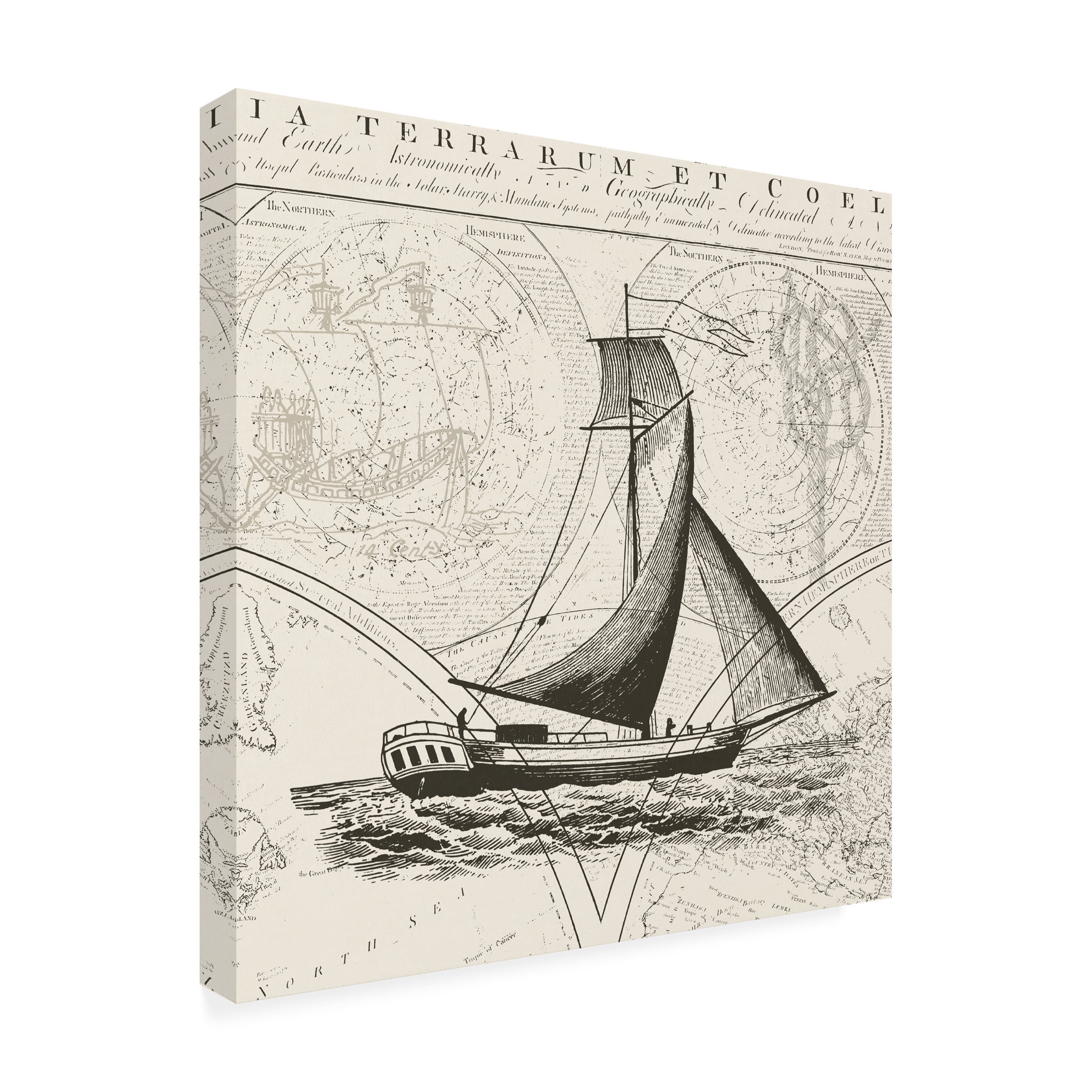 Victoria Barnes 'Anchors Away IV' Canvas Art