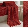 thumbnail image 6 of Soimoi Red Cotton Voile Fabric Notes Musical Instrument Print Sewing Fabric Yard 56 Inch Wide, 6 of 7
