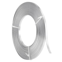 32.8 Feet Flat Craft Wire Bendable Metal Craft Wire Flexible Aluminum Wire