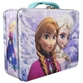 thumbnail image 3 of Disney Frozen 3D Design Embossed - Metal Tin Lunchbox (Purple), 3 of 3