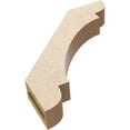 thumbnail image 6 of Ekena Millwork 3"W x 18"D x 18"H Olympic Rough Cedar Woodgrain TimberThane Knee Brace, Primed, 6 of 6