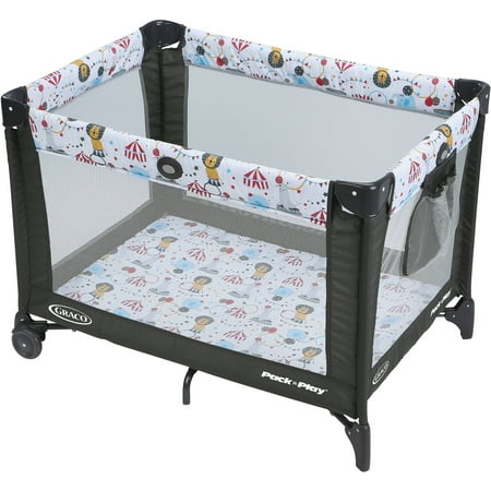 Graco Pack 'n Play Portable Playard, Circus Time (Best Pack And Play For Sleeping)