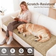 thumbnail image 5 of decorUhome Couch Cover, Washable Non-Slip Sofa Cover for Dogs, Pet Friendly Couch Protector for 2 Cushion Couch Sofa (Khaki, 27.6" x 59"), 5 of 7