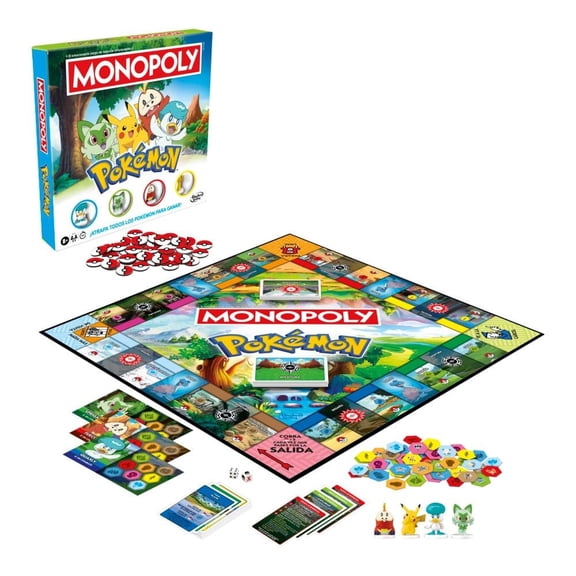 Juego de Mesa Hasbro Gaming Monopoly Edición Pokémon