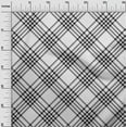 thumbnail image 3 of oneOone Cotton Poplin Twill Black Fabric Tartan Sewing Craft Projects Fabric Prints By Yard 56 Inch Wide-8895, 3 of 4
