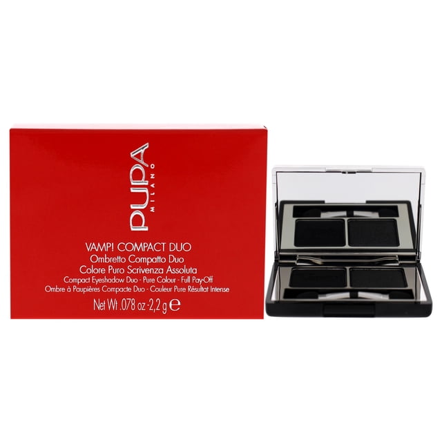 Pupa Milano Sombra ¡Vamp! Sombra de ojos dúo compacta 007 Dark Night 0,078 oz