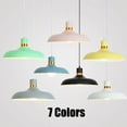 thumbnail image 2 of Metal Pendant Lighting for Kitchen Island, Modern Minimalist Pendant Light, Simple Industrial Style Pendant Lamp, Round Colorful Farmhouse Rustic Pendant Light Fixture for Dining Room, 2 of 7