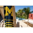 thumbnail image 2 of Toalla de playa Northwest Michigan Wolverines, 76 x 152 cm, rayas, 2 of 2