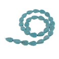 thumbnail image 1 of 30 Pedazos de Turquesa, Se Pueden Usar para un Hermoso Collar, , Aretes, Tobilleras, Pinzas para el Cabello - Azul Macarena Cuentas de hojas de turquesa natural, 1 of 8