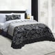 thumbnail image 2 of Colcha con Cojines King Size Elefantito Varenna Color Negro Hojas, 2 of 6