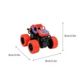 thumbnail image 3 of Gallickan Monster Trucks for 3 4 5 6 7 Year Olds Boys, Push and Go Friction Powered Vehicle Toys, Inertial Car Toys for Boys Girls Birthday Christmas Party Gifts, Red, 3 of 4