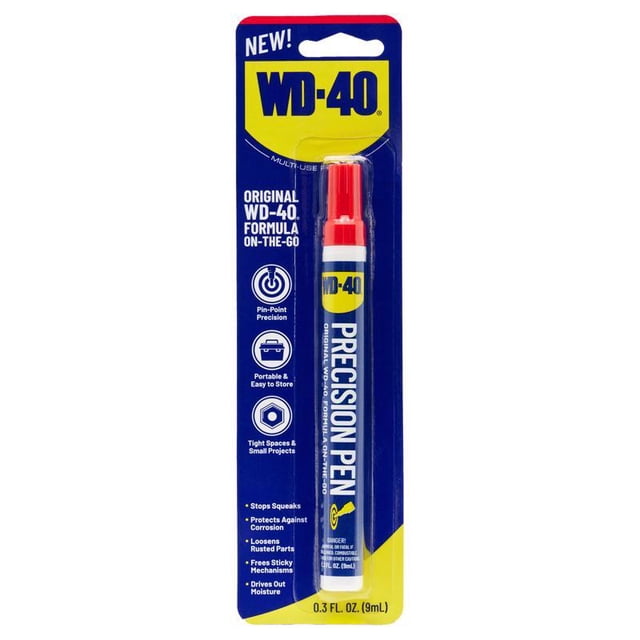 Bolígrafo de precisión Lubricante WD-40 de uso general, 9 ml, 1 paquete de 12