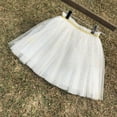 thumbnail image 6 of Tisuna Sequin Skirt For Girls Child Elastic Waist Layer Ruffled Skirt Elegant Lightweight Girls Festival Carnival Dance Outfits White Size 11-12 Years, 6 of 6