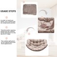 thumbnail image 5 of Thickened Waterproof Papasan Rocking Chair Cushion – 6.3'' Egg Chair Cushions with Secure Ties, Fade-Resistant & Weatherproof for Indoor/Outdoor Use , Fits Rattan Wicker Hammock Chairs (Only Cushion), 5 of 7
