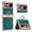 Green, variant on MonsDirect for 6.7 inch Samsung Galaxy Z Flip 3 5G 2021 Case, Hinge Protection Plating Frame Hard PC Shell PU Leather Cover Durable Shockproof with Finger Ring Stand Holder for Galaxy Z Flip 3, Green
