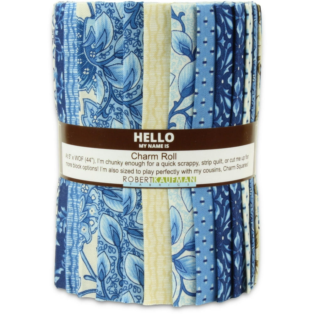 Robert Kaufman Country Manor Navy Blue Charm Roll by Darlene Zimmerman