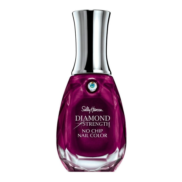 Sally Hansen Diamond Strength® Nail Color, Infused with real Micro-Diamonds & Platinum, 10-day protection from freaking, splitting & cracking