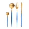 thumbnail image 1 of 4pcs Kitchen Cutlery Set With Knife Spoons Forks Corrosion-resistant 304 Stainless Steel Cooking Utensil Set Tableware, 1 of 7