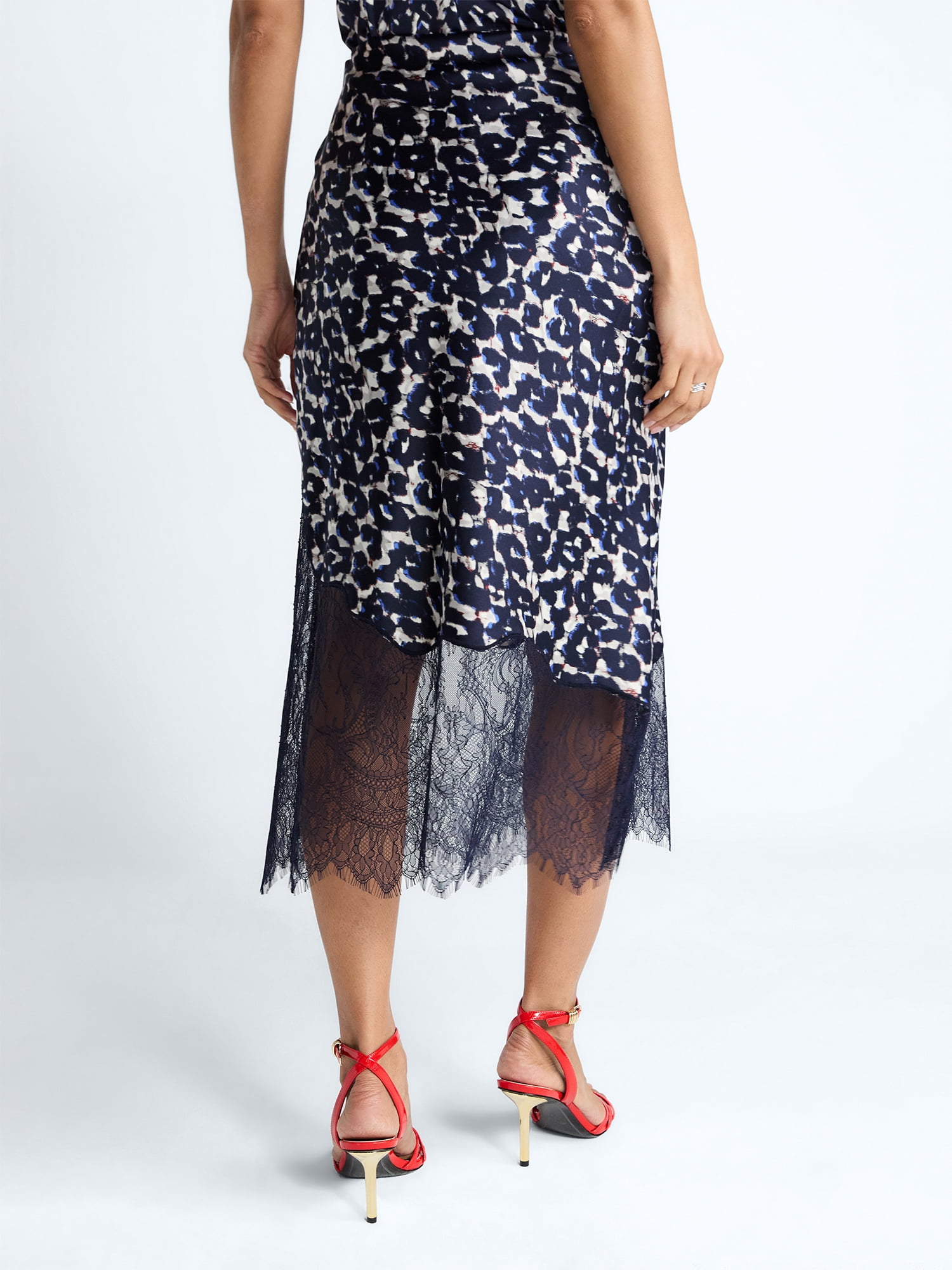 Devil Wears Prada Scoop Collection Women's and Women's Plus Maxi Lace Skirt, Sizes XS-4X