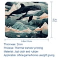 thumbnail image 5 of Whale Gaming Mousepad Mouse Mat Desk Mat - Square, 8.3x9.8 Inch, Non-Slip Rubber Bottom, Printed, Suitable for Office and Gaming, 5 of 6