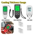 thumbnail image 3 of Car Paint Coating Thickness Gauge Car Paint Electroplate Metal Coating Thickness Tester Meter 0-2000um ,High Precision, 3 of 5